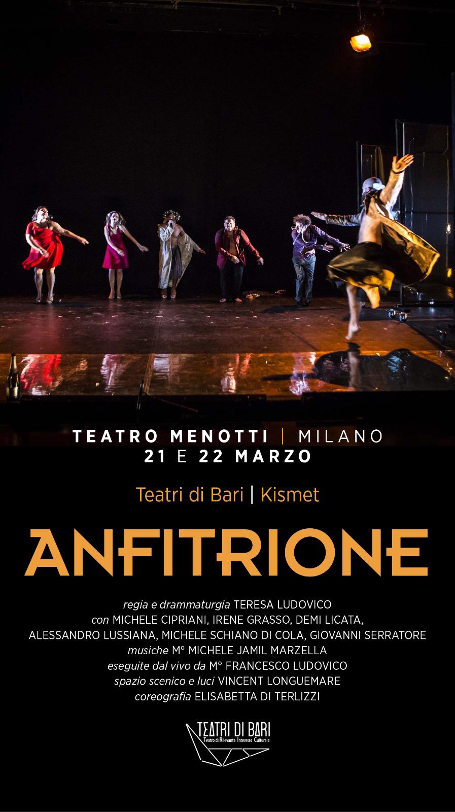 Al Teatro Menotti di Milano ‘Anfitrione’