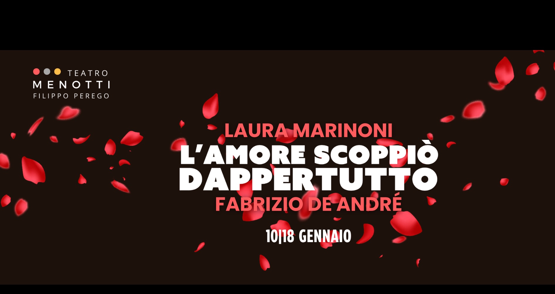 Al Teatro Menotti di Milano “L’amore scoppiò dappertutto”: un omaggio a Fabrizio De André