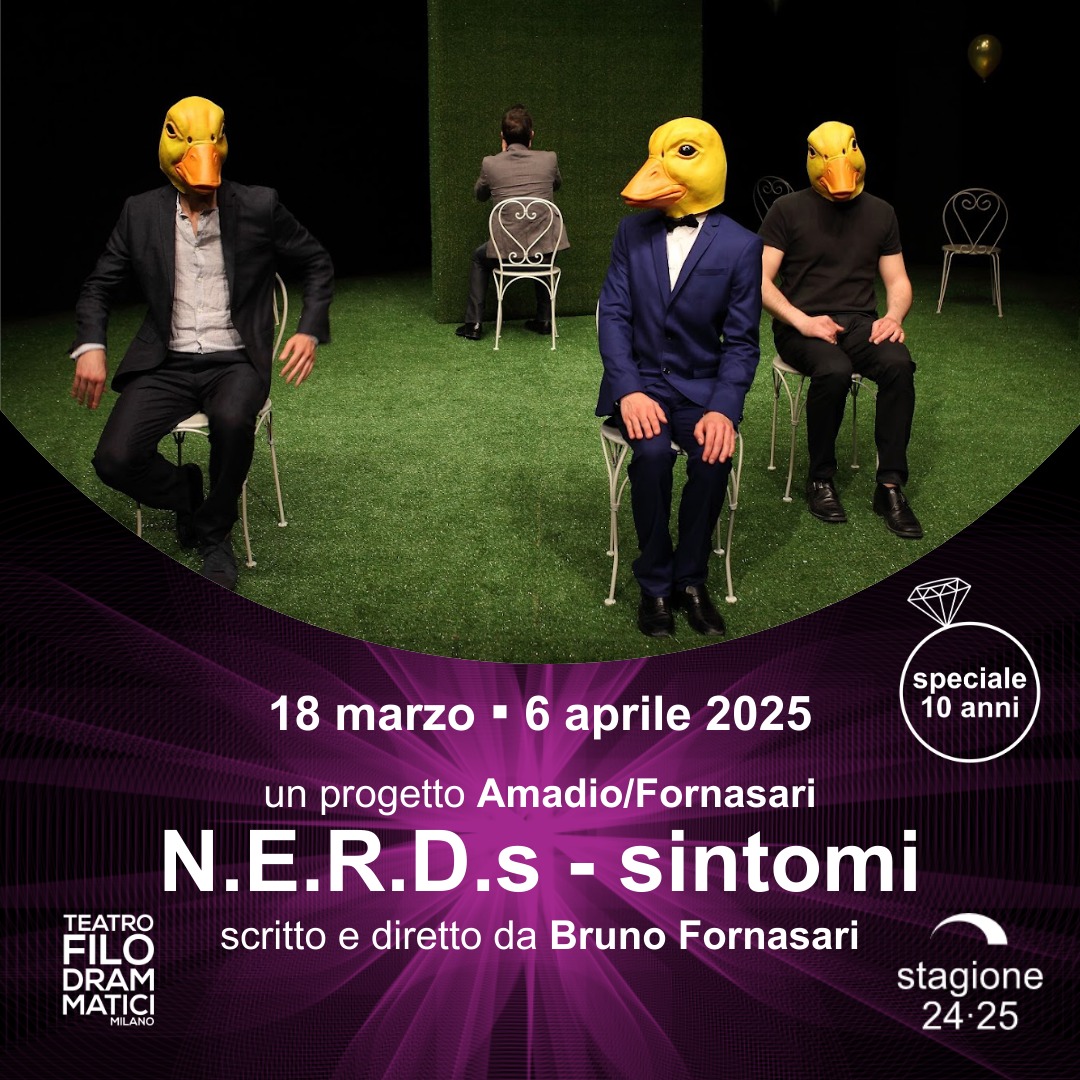 Al Teatro Filodrammatici di Milano ‘N.E.R.D.s – sintomi’