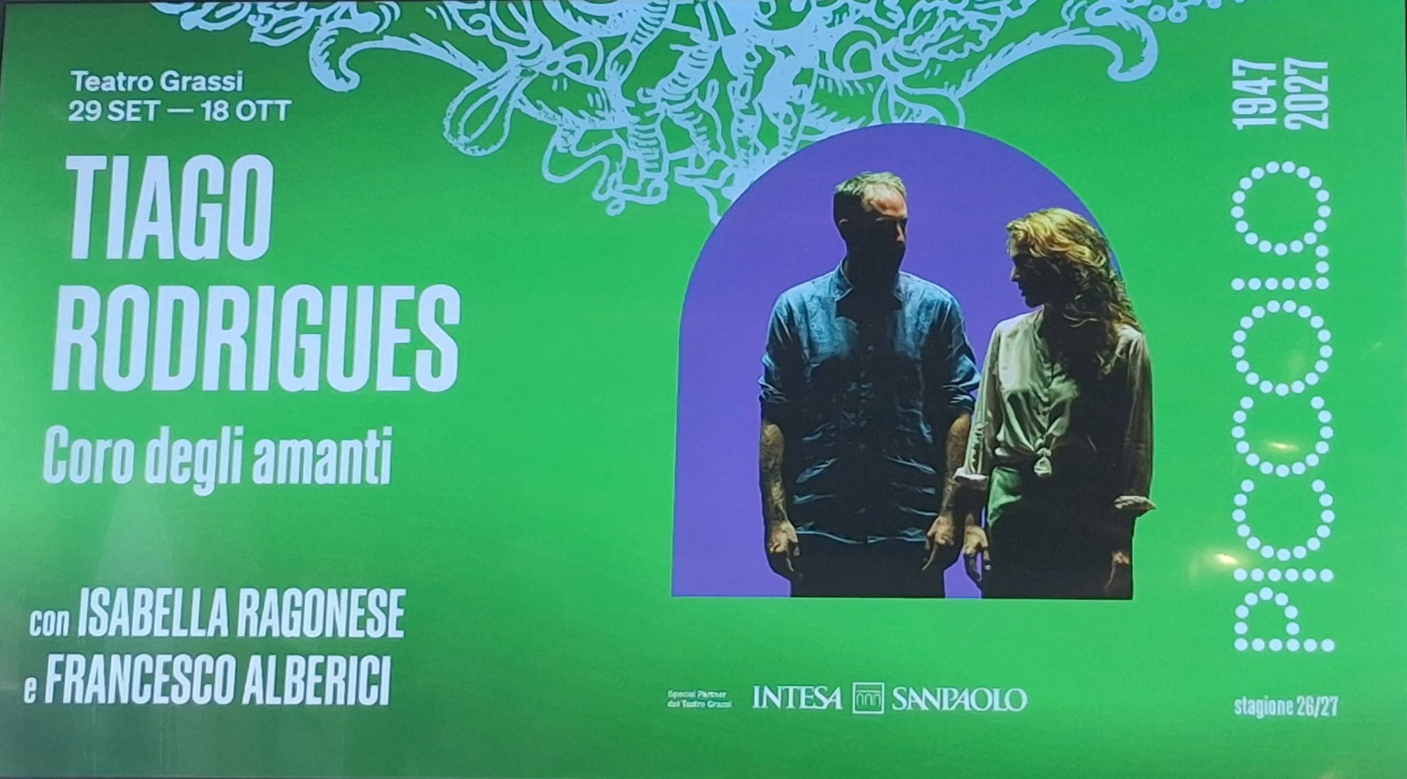 Al Piccolo Teatro Grassi ‘Coro degli amanti’, di Tiago Rodrigues, con Isabella Ragonese e Francesco Alberici